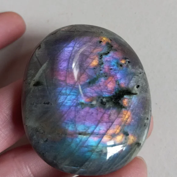 Magical Sunset Flash Labradorite Palmstone!!!!! - Picture 12 of 12